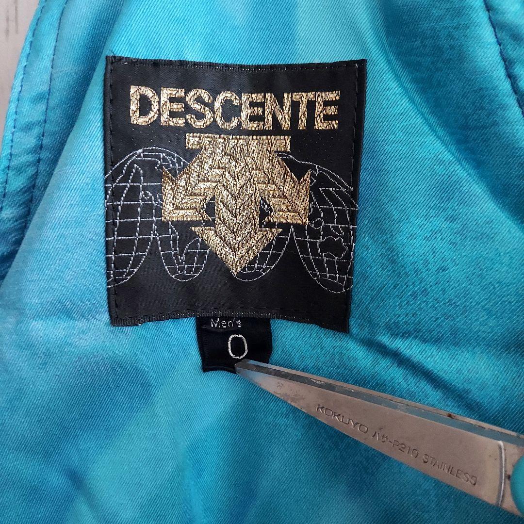 【DESCENTE】デサント スキーウェア 上下セット XL相当 青