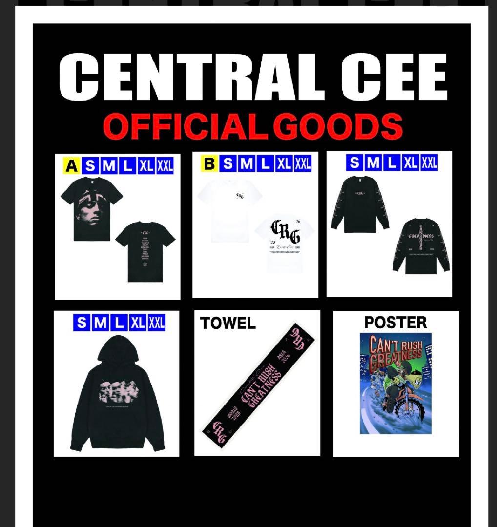 Central Cee Asia Tour Tシャツ　セントラルシー　ツアー