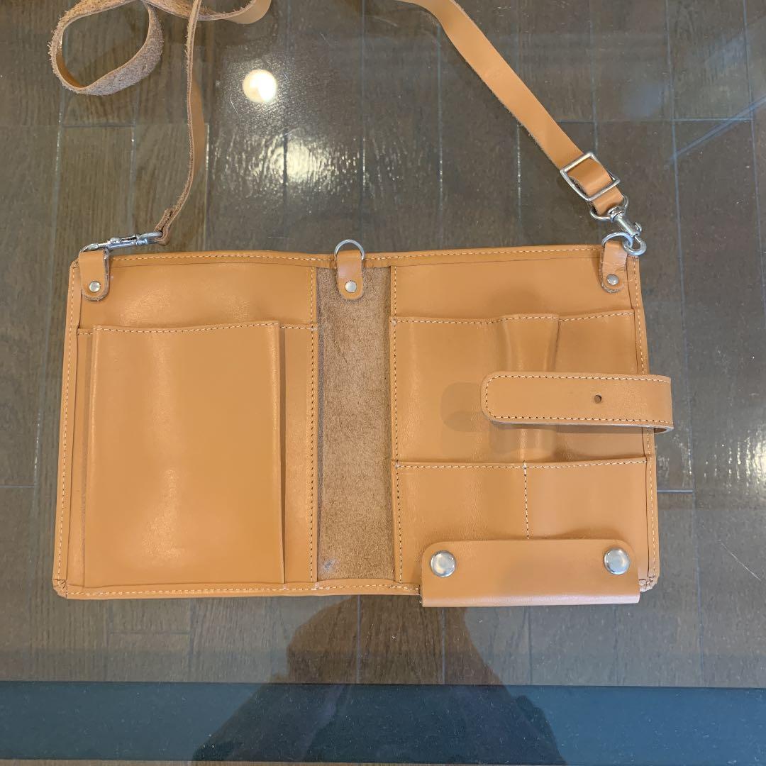 【値下げ】新品•未使用　本革　剪定鋏入、ショルダー