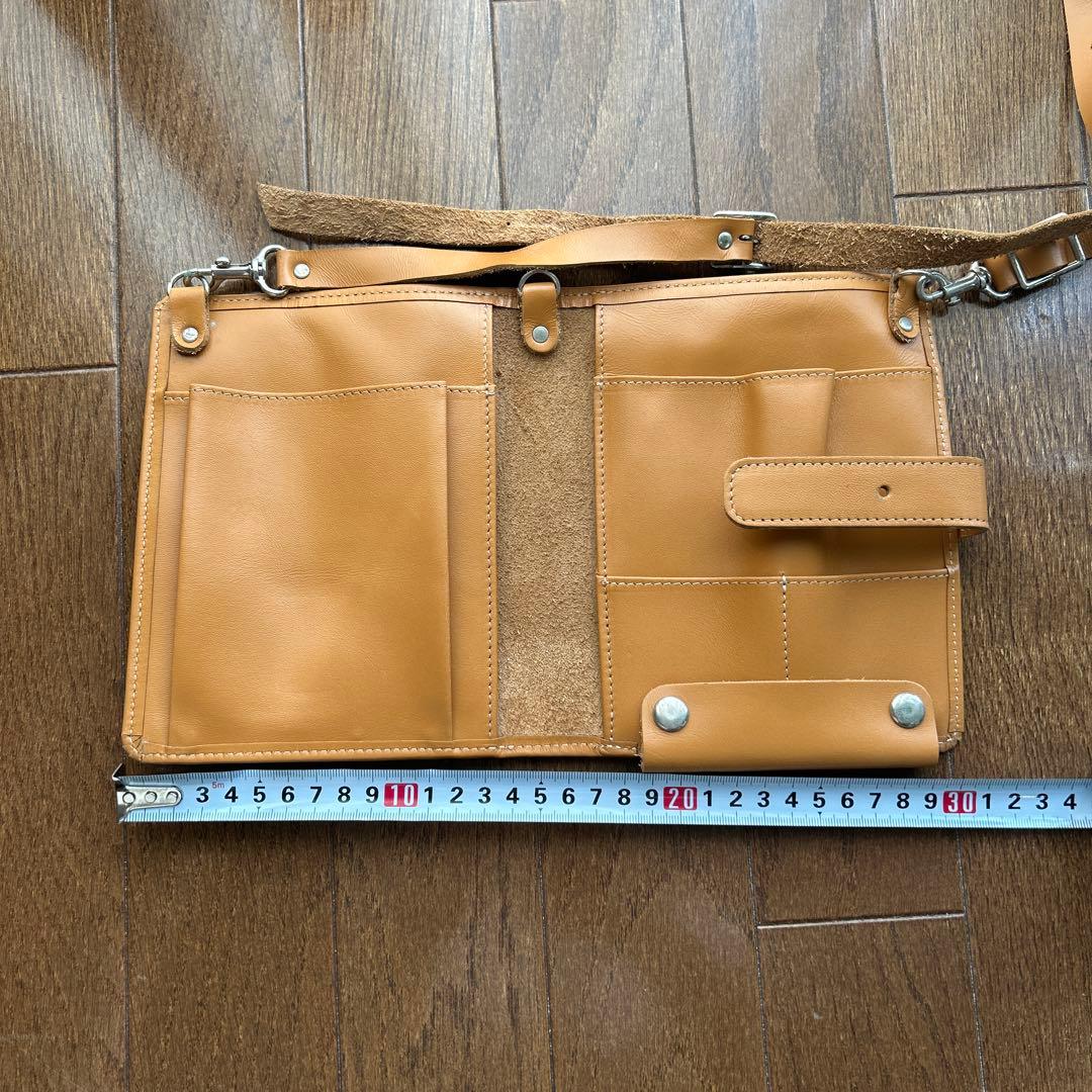 【値下げ】新品•未使用　本革　剪定鋏入、ショルダー