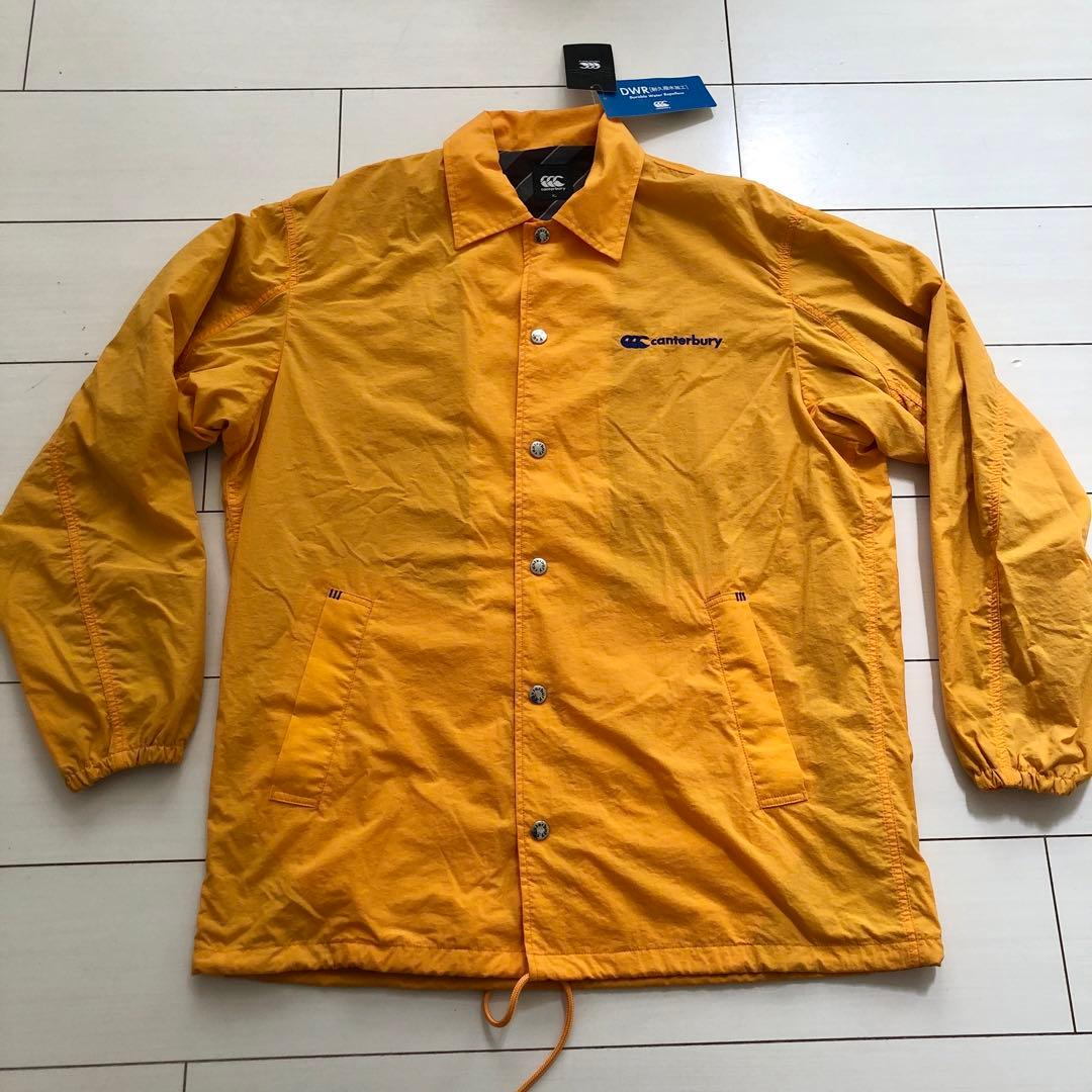 新品￥17,600カンタベリー　裏メッシュ撥水コーチジャケット【Ｌ】