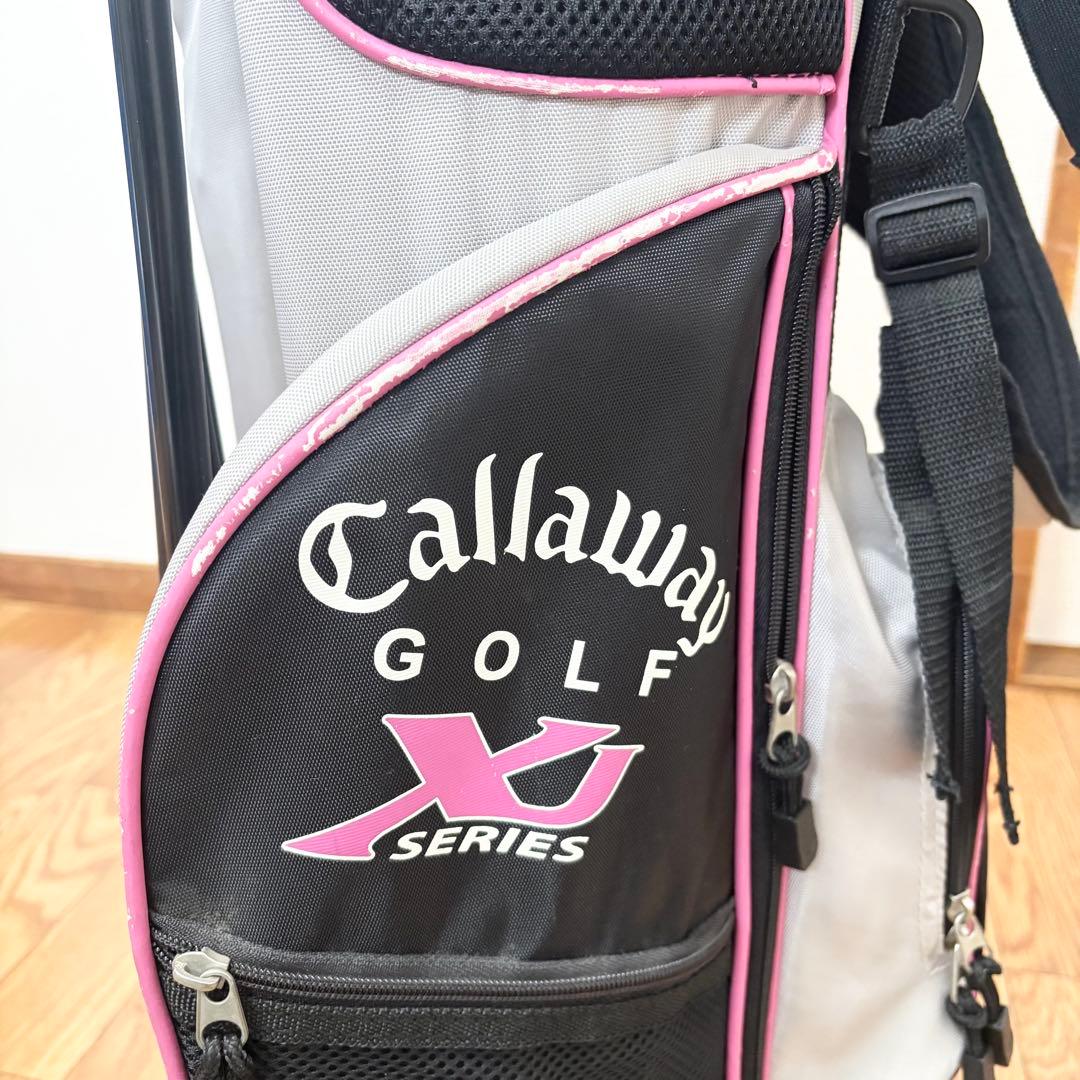 Callaway ジュニアゴルフ レディースセット 女の子 スタンドバッグ
