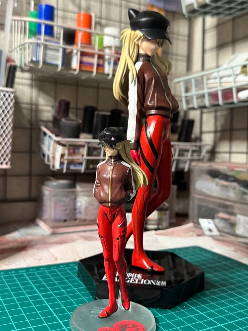 アスカラングレージャージ&帽子ver.リペイントフィギュア2体セット