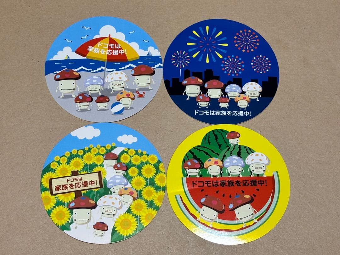 ドコモダケ ストラップ他 まとめ売り マスコット キーホルダー ステッカー レア
