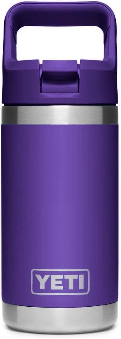 YETI Rambler 12オンス ストローキャップ付き ピークパープル
