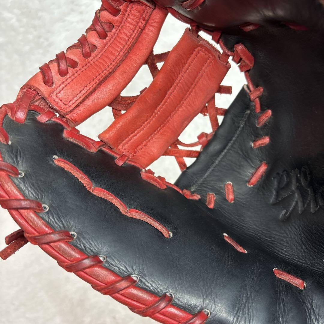 Rawlings 軟式用　ファーストミット　プロモデル　USA グローブ　黒　赤