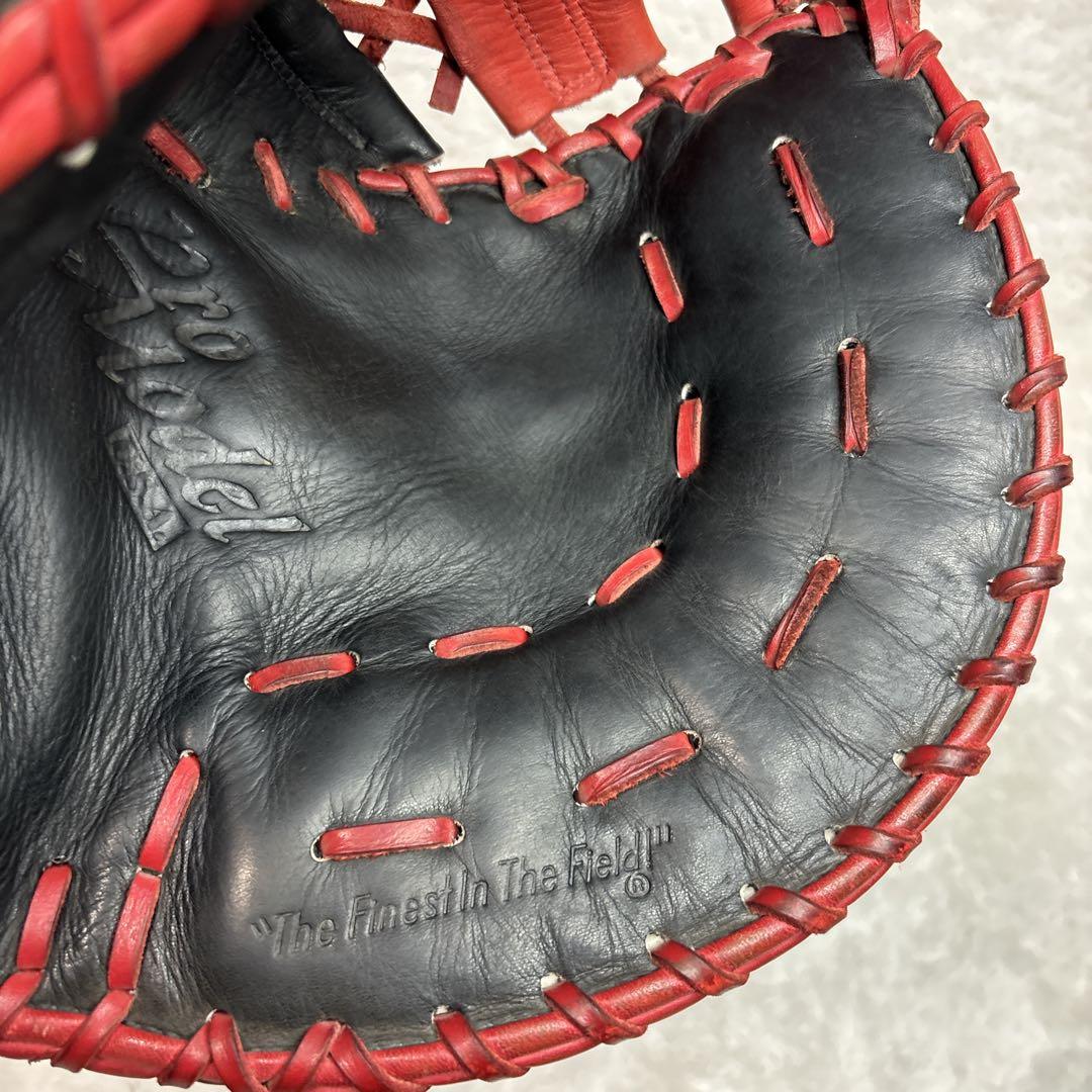 Rawlings 軟式用　ファーストミット　プロモデル　USA グローブ　黒　赤