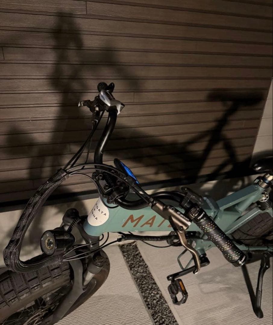 MATE X メイトバイク電動アシスト自転車　グリーンカスタムMATE BIKE