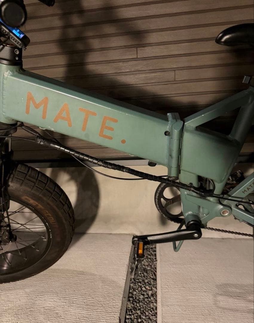 MATE X メイトバイク電動アシスト自転車　グリーンカスタムMATE BIKE