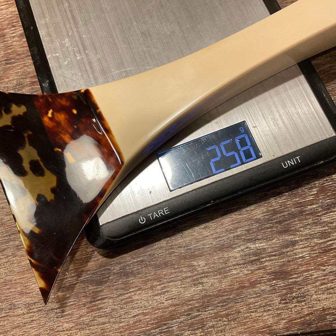 美品 三味線 鼈甲撥 白台 津軽撥 津軽三味線 ベッコウ バチ 高級品