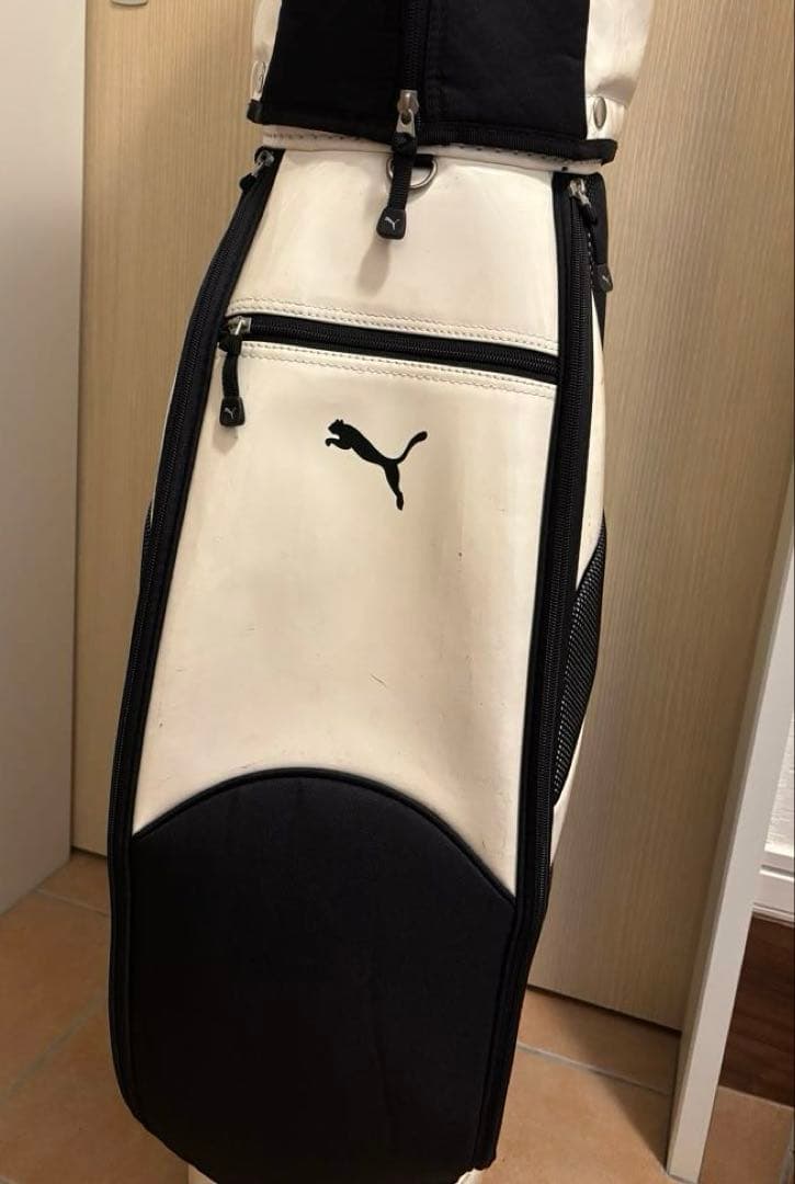 【PUMA プーマ】ゴルフ GOLF キャディバッグ ゴルフバッグ ホワイト