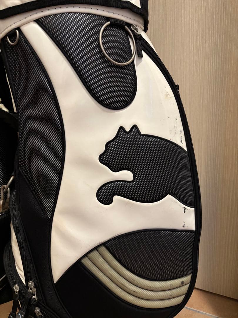 【PUMA プーマ】ゴルフ GOLF キャディバッグ ゴルフバッグ ホワイト
