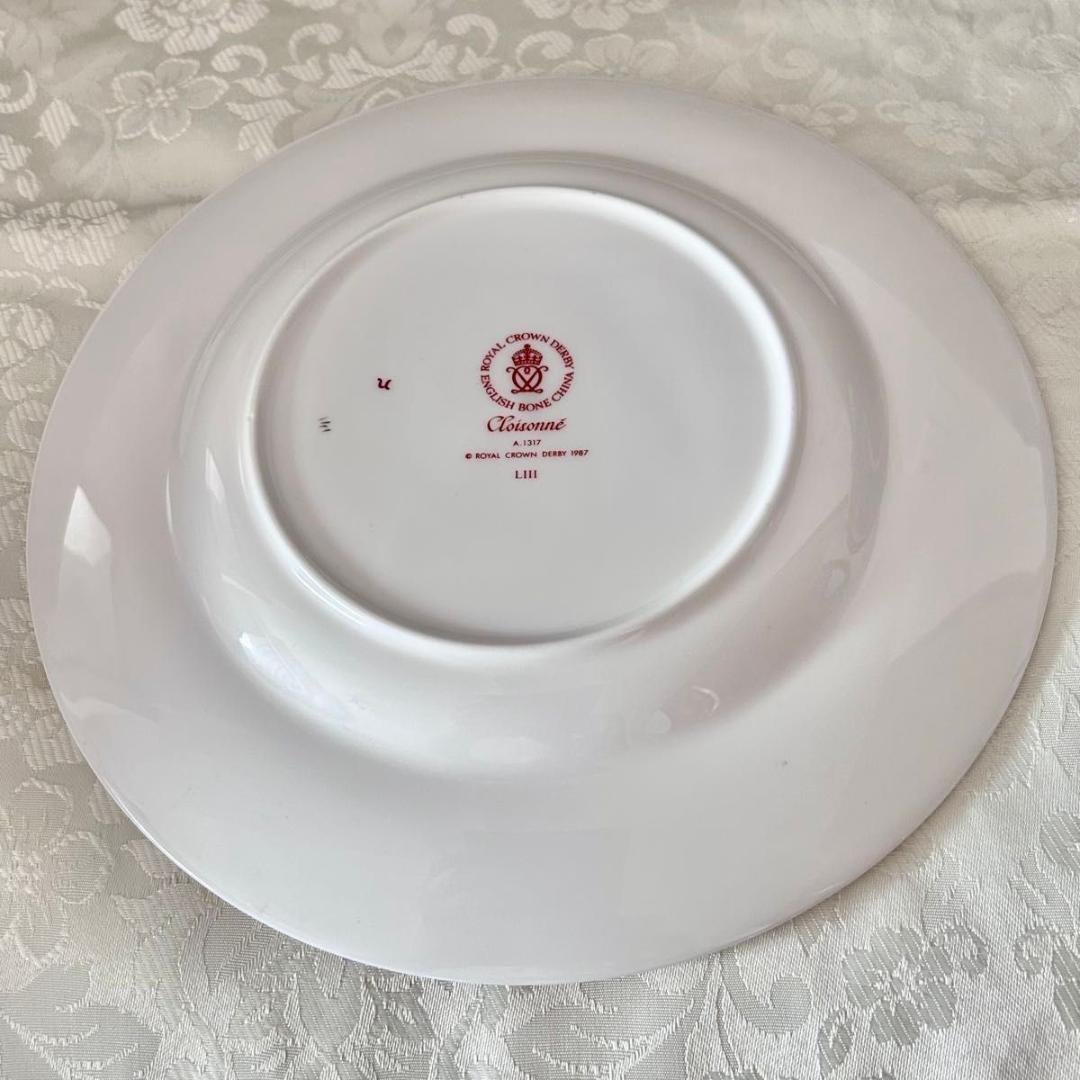 レア★ロイヤルクラウンダービー　クロイゾンヌ　cloisonne プレート 食器