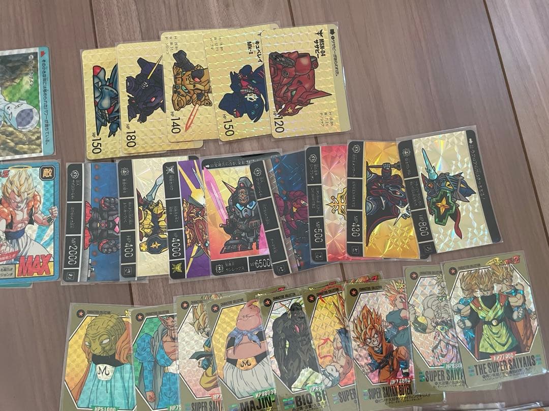 ほ*味様 カードダス　まとめ売り　130枚以上　当時品　ドラゴンボール ガンダム