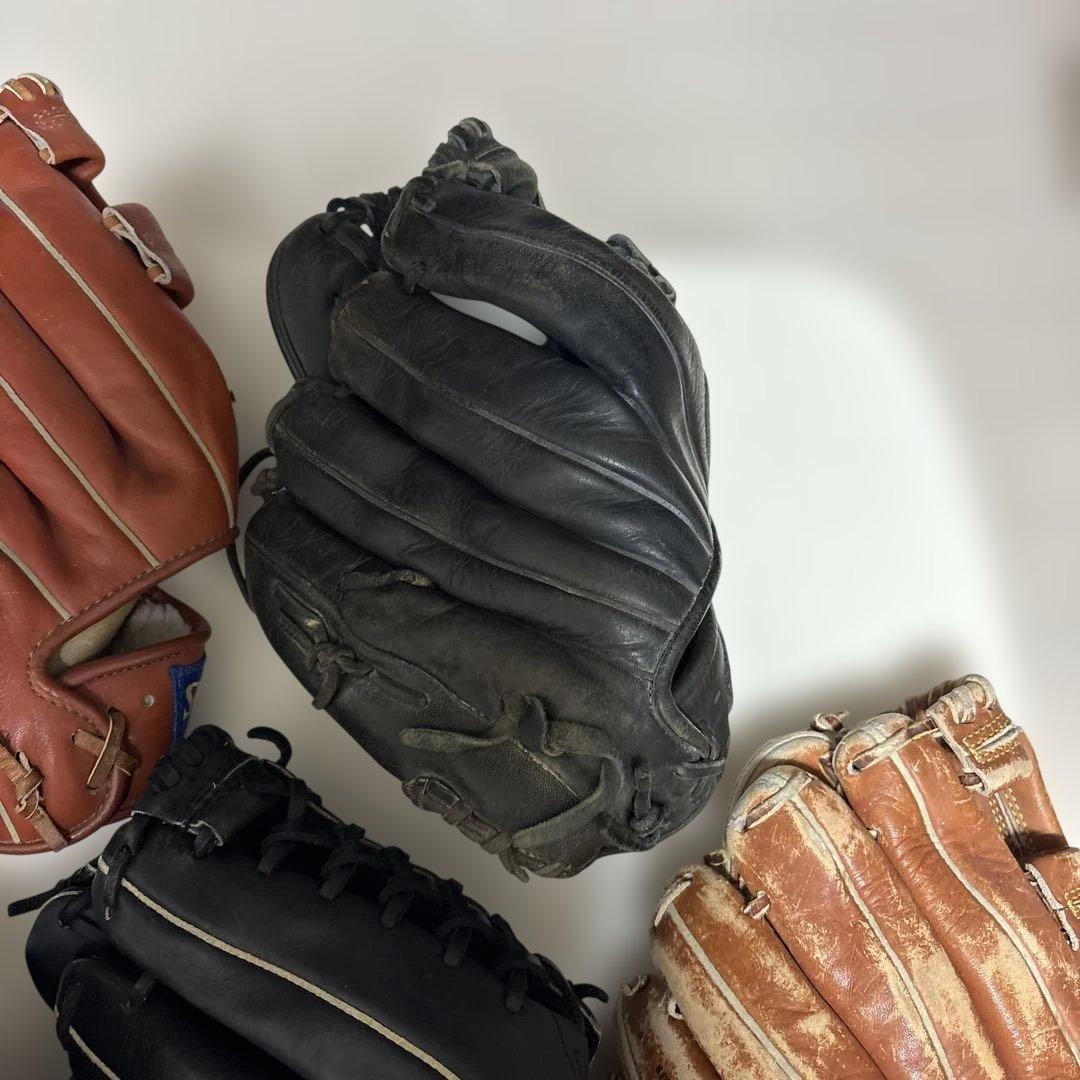 野球　グローブ　まとめ売り　7個