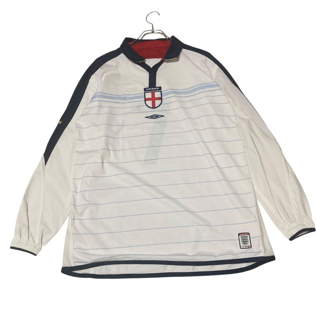 【希少】UMBRO イングランド代表 ベッカム リバーシブル ゲームシャツ L