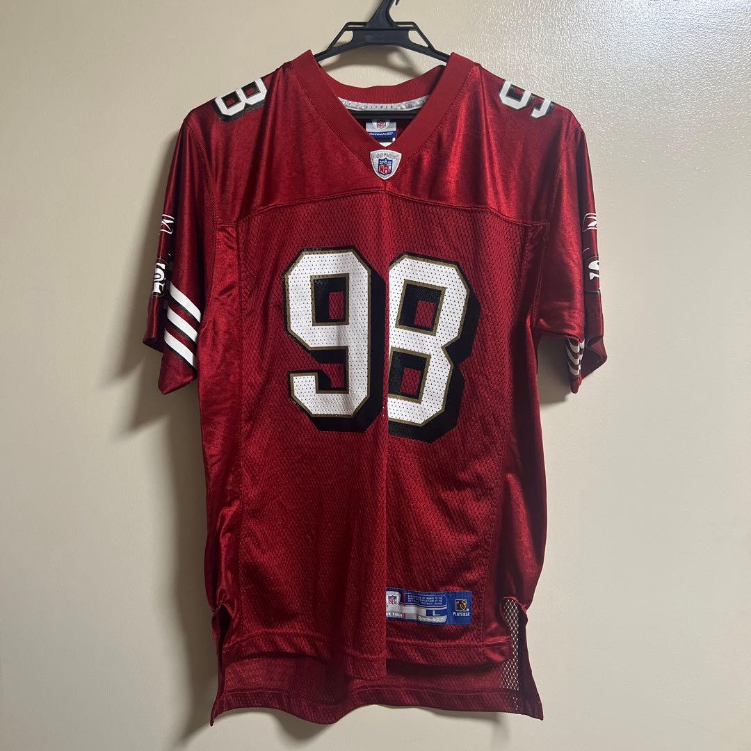 nfl reebok 47ers J.PETERSON レプリカジャージ
