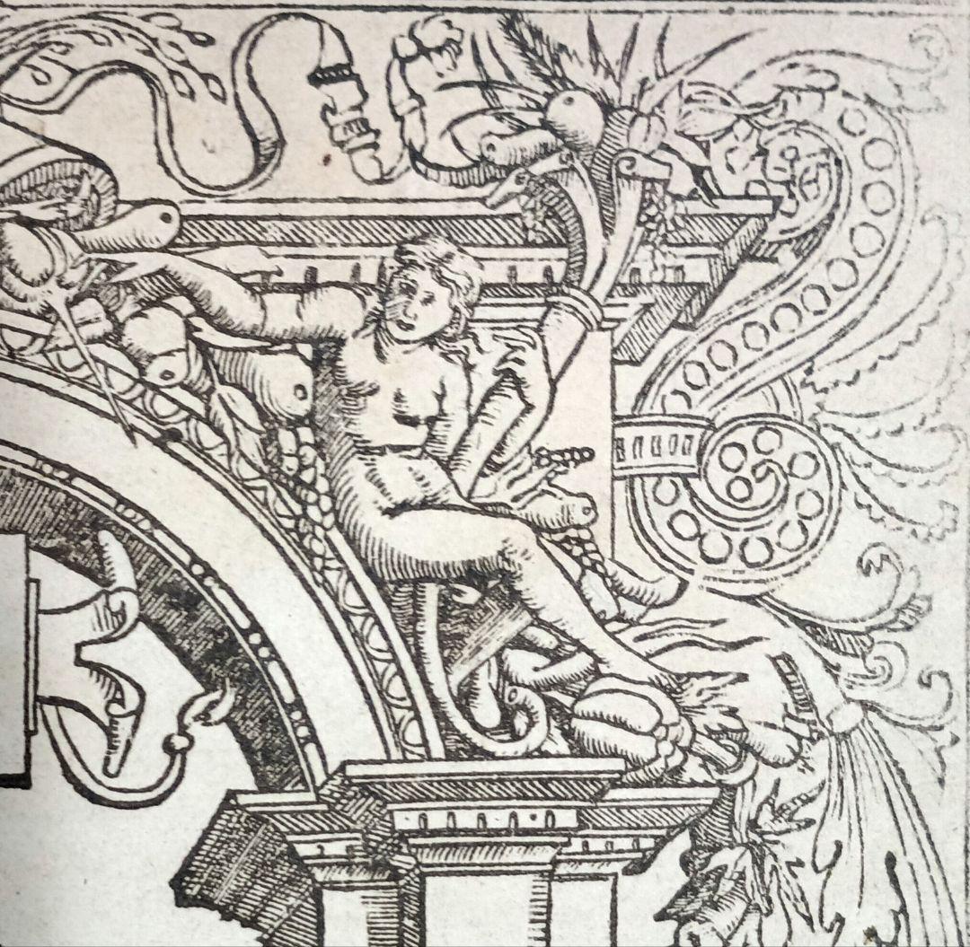 1573年　R.ブルック　「英国法の判例要約」の表題（扉絵）　稀少