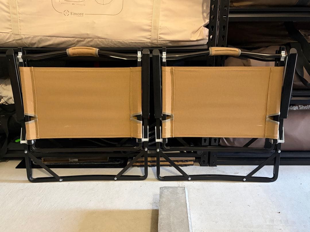引取り限定 Coleman 折りたたみチェア 2脚セット