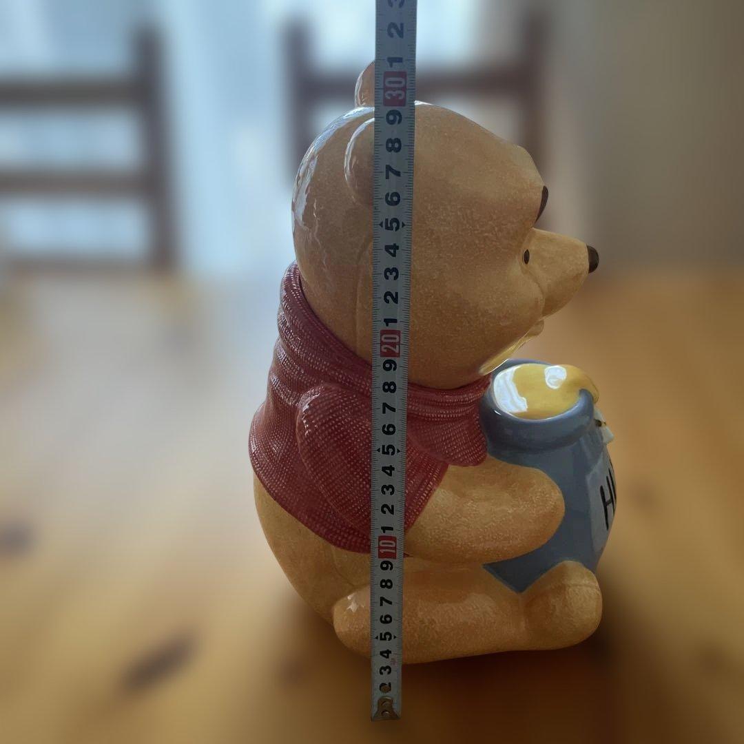 ディズニーSimply Pooh プーさん　クッキージャー　陶器　キャニスター