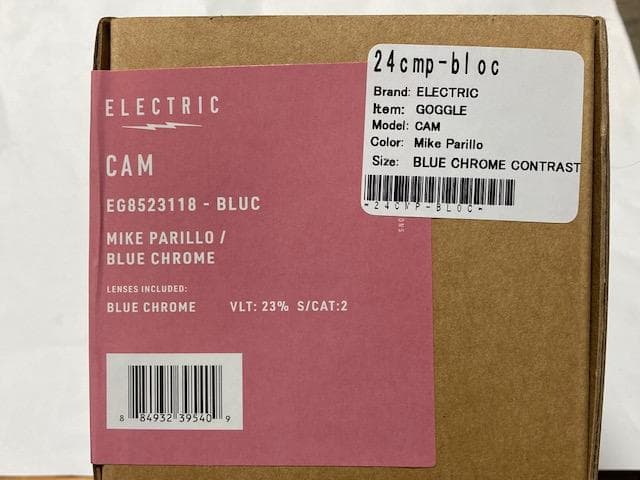 42%off 24 エレクトリック CAM MIKE PARILLO ゴーグル