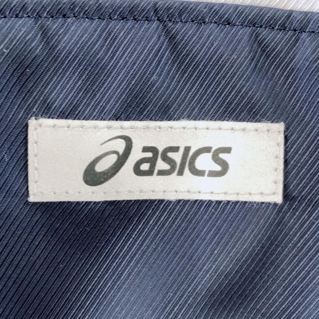 asics アシックス ジャージ 上下セット ウエスト調節紐 裏地 M スポーツ