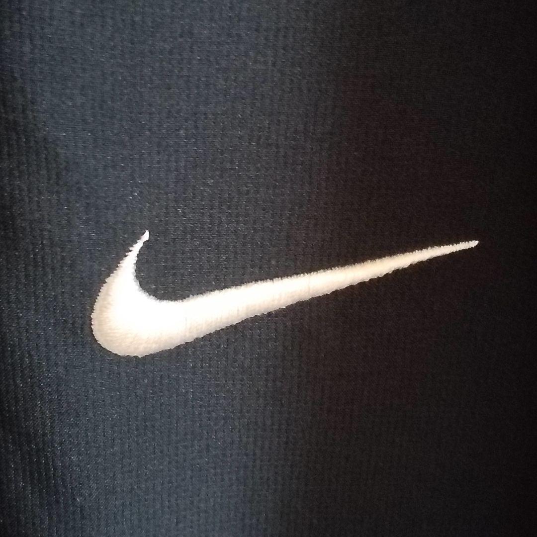 ナイキフルジップジャケットNIKE トラック Dri-FIT 刺繍ロゴ XXL紺