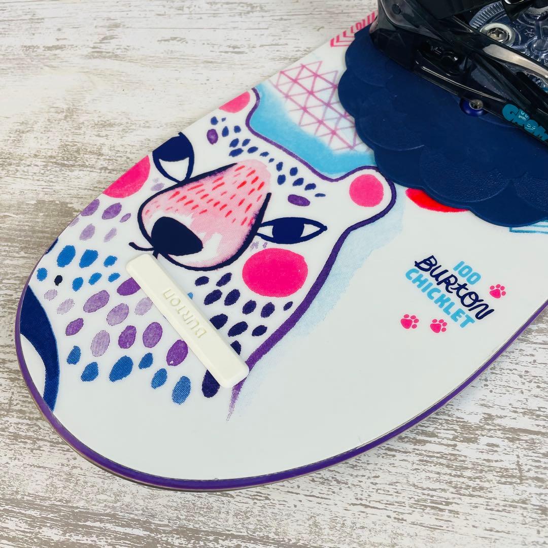 Burton チクレット100&ビンディング&ブーツ　キッズ　スノーボードセット