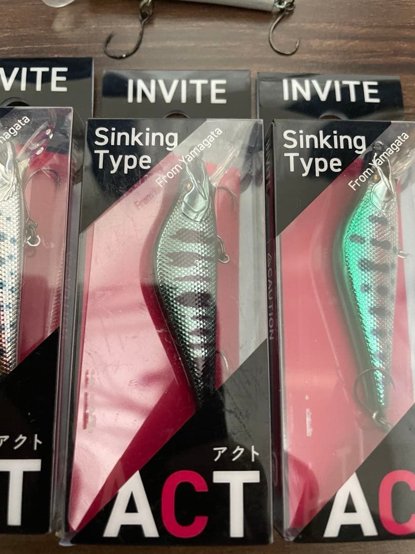 インバイト　アクト　4セット　ルアーセット　渓流　ミノー