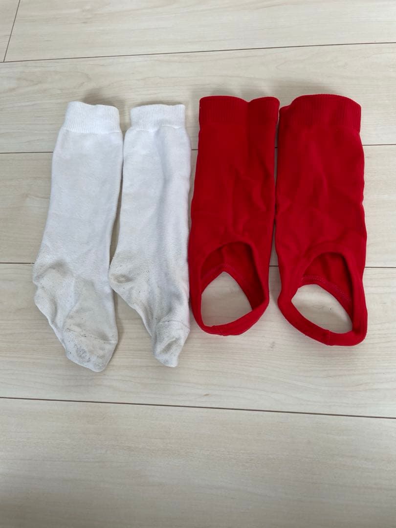 ポルテ赤色ユニフォームセット（ジャージ・パンツ・ソックス）160センチ