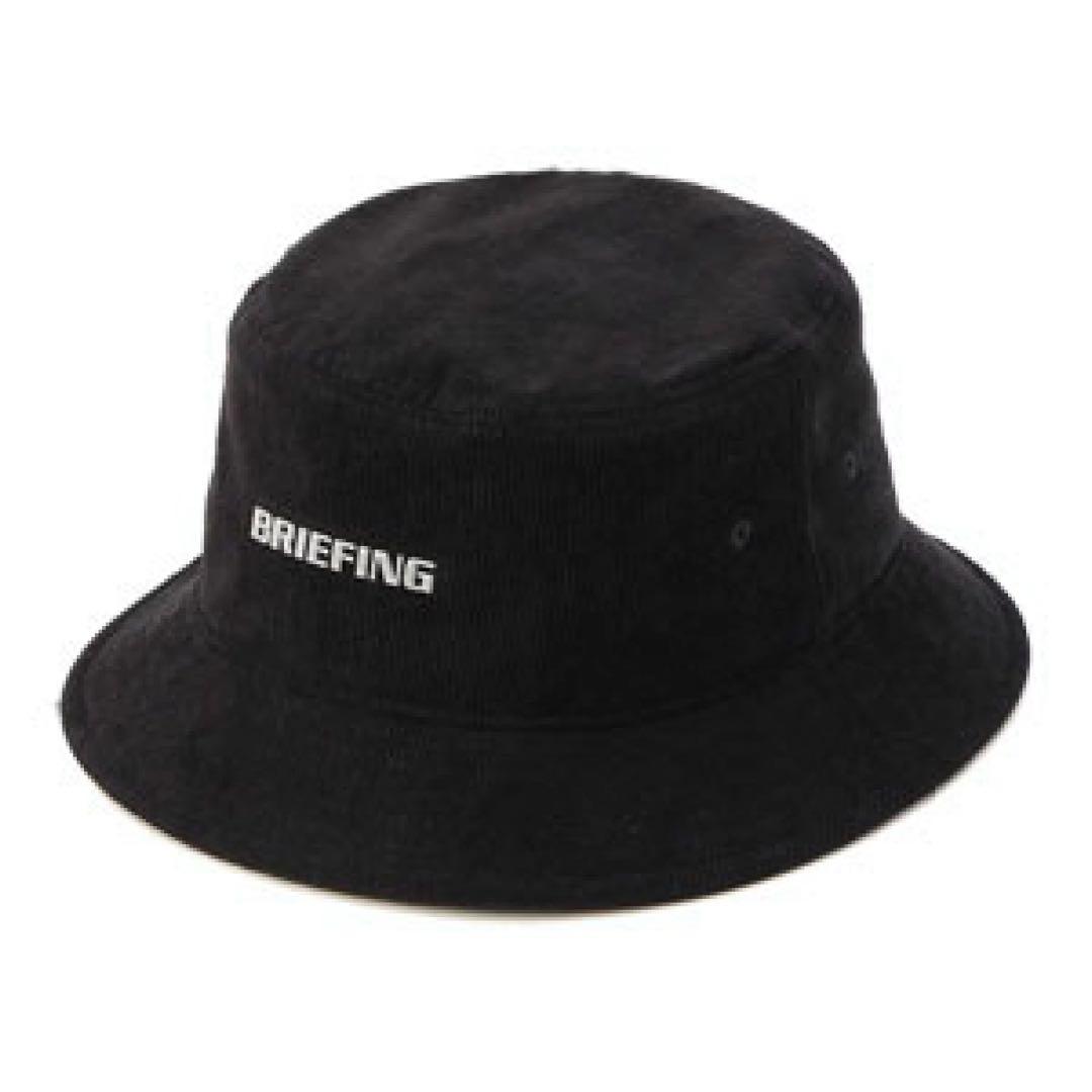 【新品・タグ付き】BRIEFING コーデュロイ ハット ブラック 黒 L