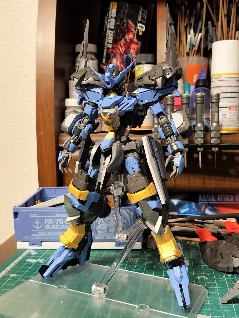 MG ガンダムヴィダール 全塗装 完成品 ミキシング ウォーグレイモン ガンプラ