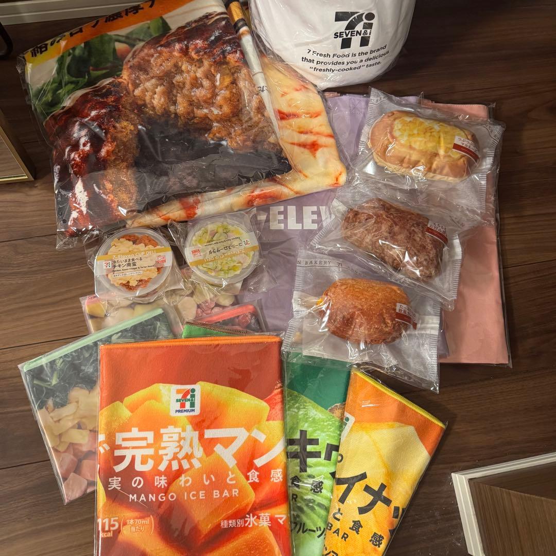 happyくじ　セブンイレブン　特賞　BIGぬいぐるみからあげ棒