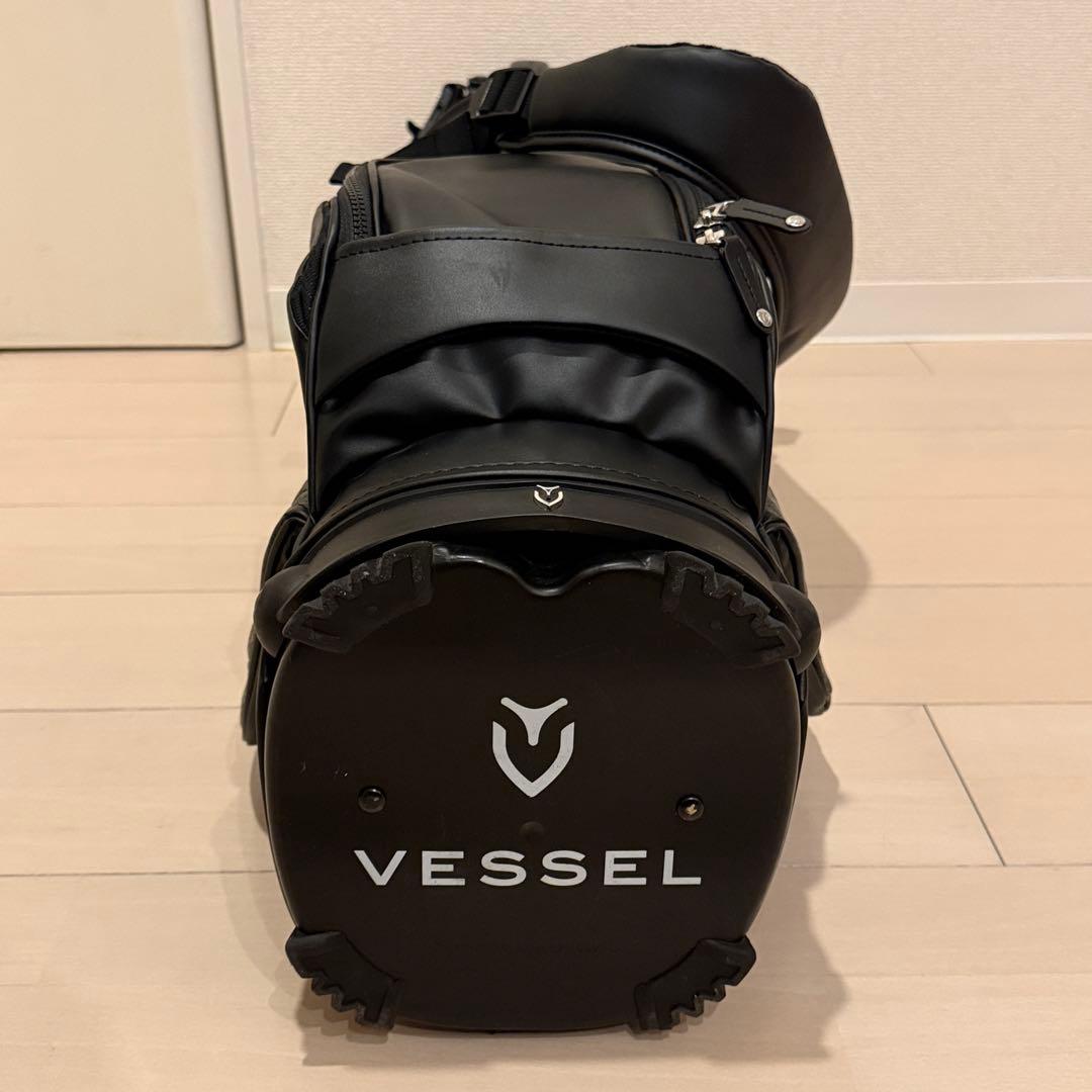 ベゼル VESSEL キャディバッグ　スタンド　スタンドキャディバッグ　ブラック