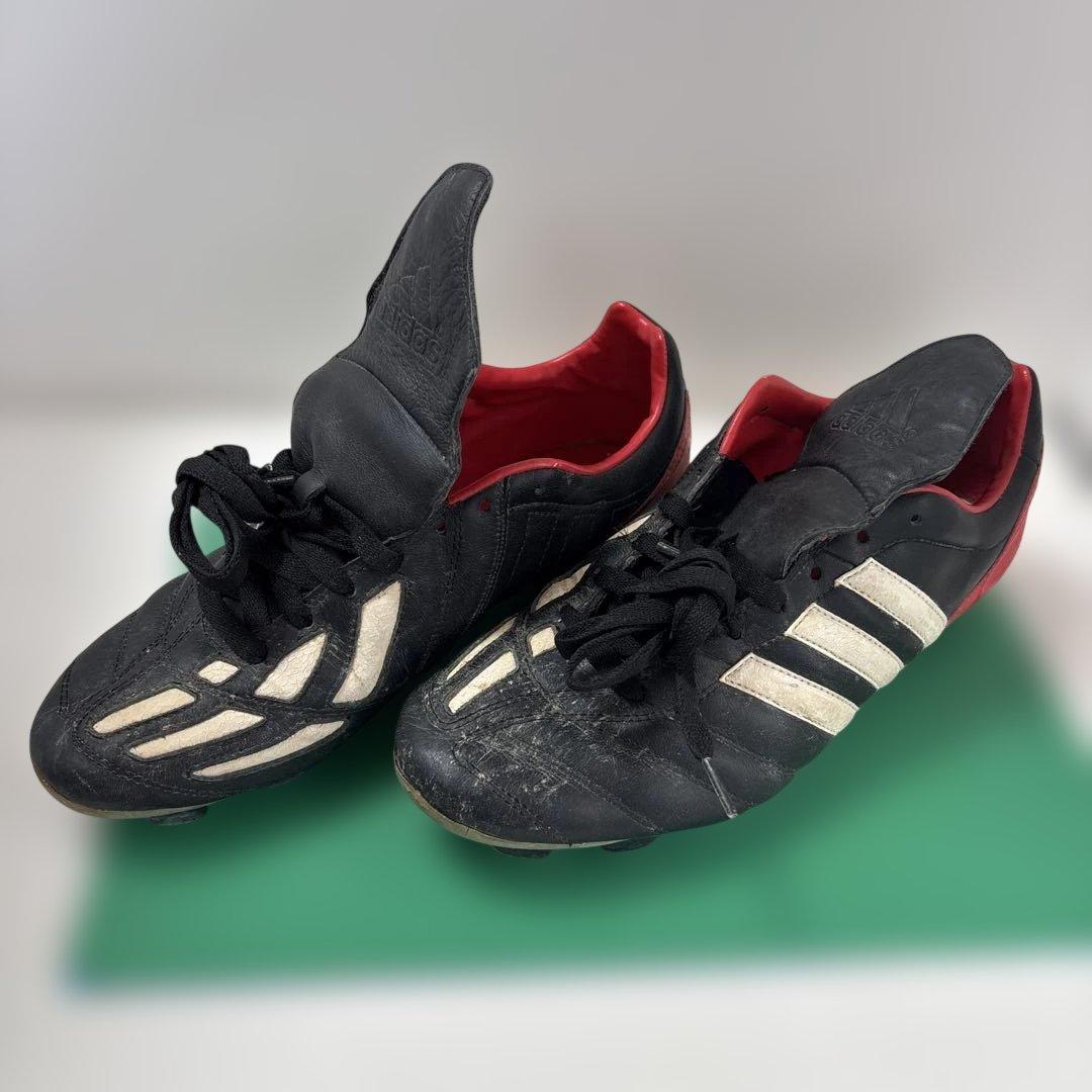アディダス　サッカースパイク　プレデターマニア 27㎝ 黒/赤　現状渡し