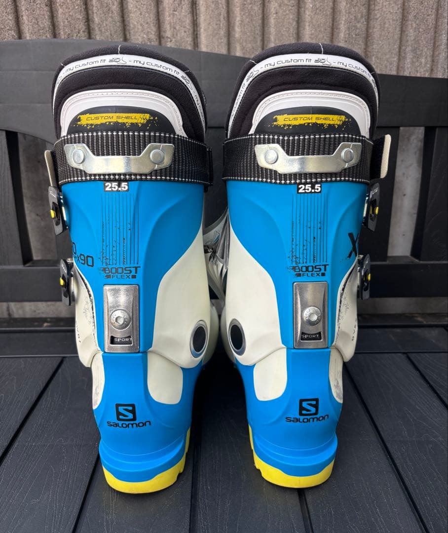 新品未使用タグ付き SALOMON XPRO X90 スキー ブーツ 25.5