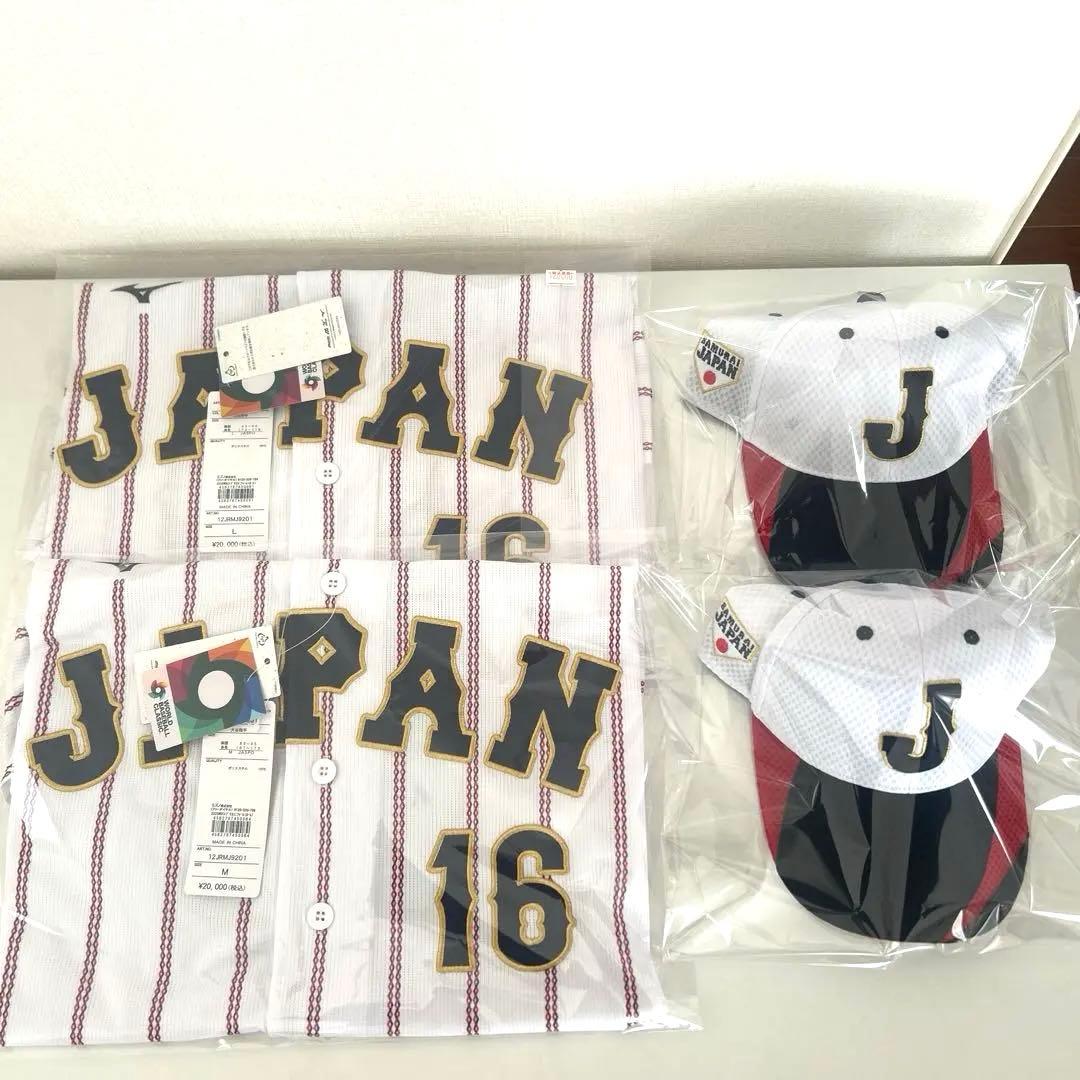 美品★侍ジャパンキャップとユニ★ＬとM+キャップ★WBC大谷ユニフォーム2026