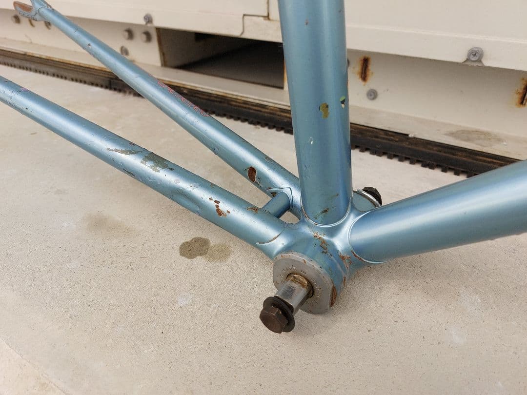 Nagasawa 競輪ピストフレーム njs刻印入り