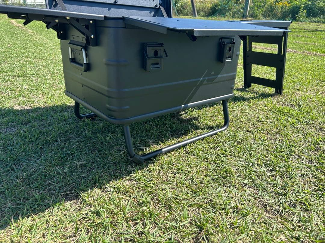 マットブラック　アルミコンテナボックス　58l パーフェクトカスタムセット
