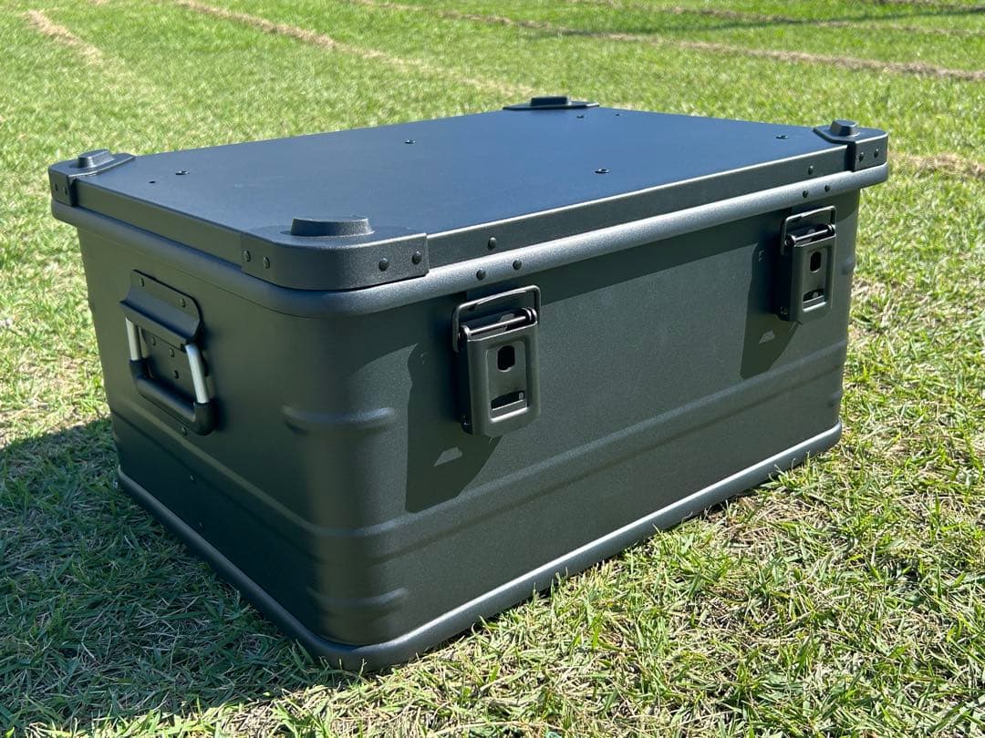 マットブラック　アルミコンテナボックス　58l パーフェクトカスタムセット