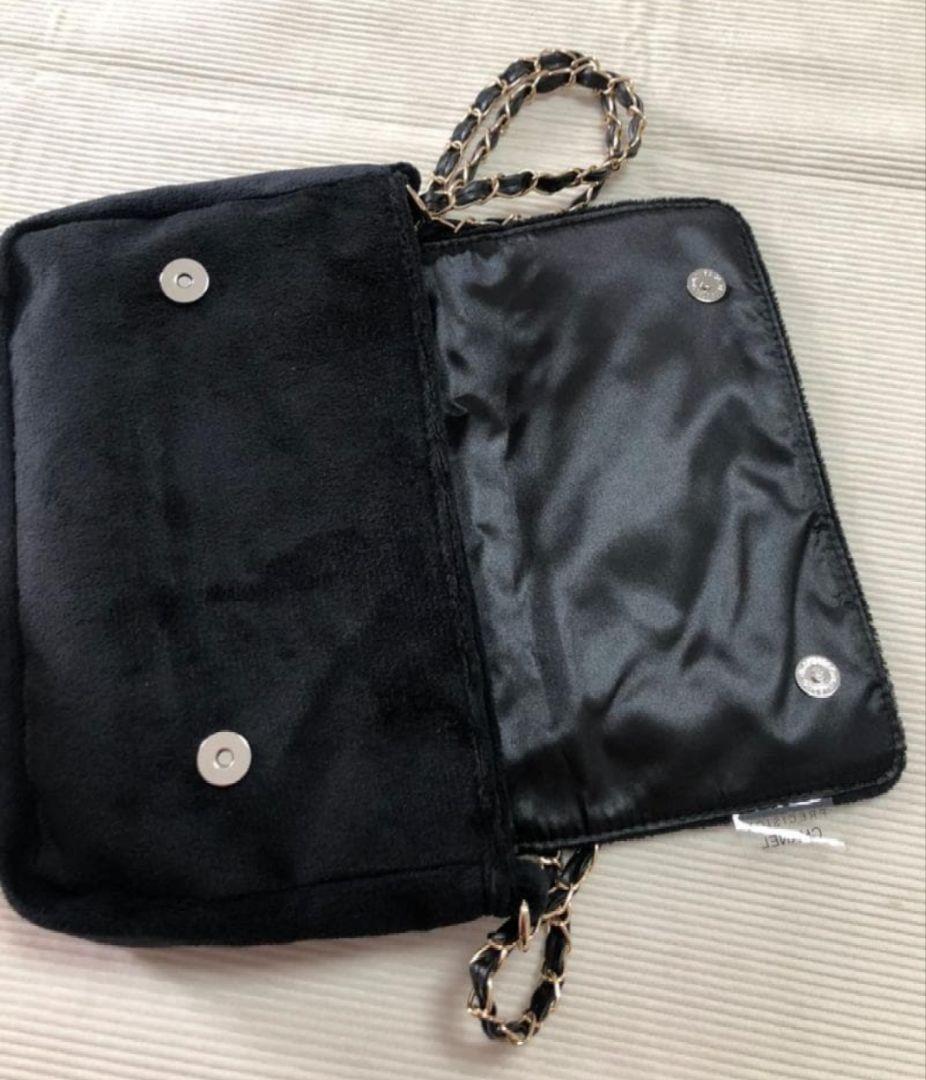 CHANEL ブラックロゴ✕ブラック　ショルダーバッグ　ノベルティ　【非売品】