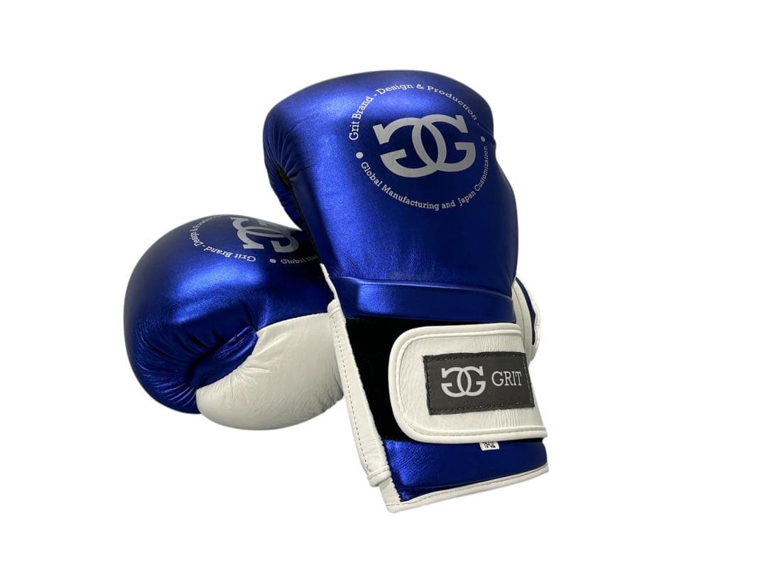 ボクシング GRIT BOXING GLOVE LLIC LEATHER BULE