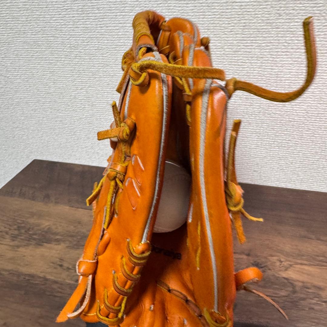 【即戦力/ボール付】Donaiya ドナイヤ 外野手用 グローブ 土手紐抜