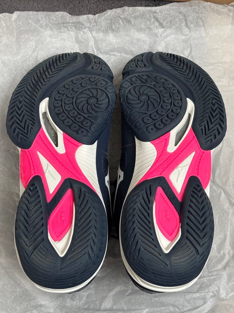 Mizuno バドミントンシューズ ネイビー 24.0