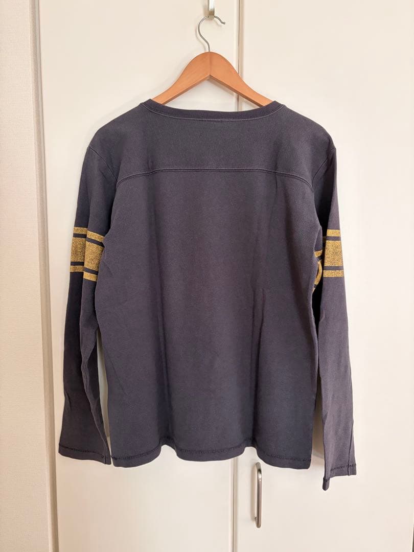 champion 長袖 フットボールシャツ ランタグ Lサイズ ナンバリング