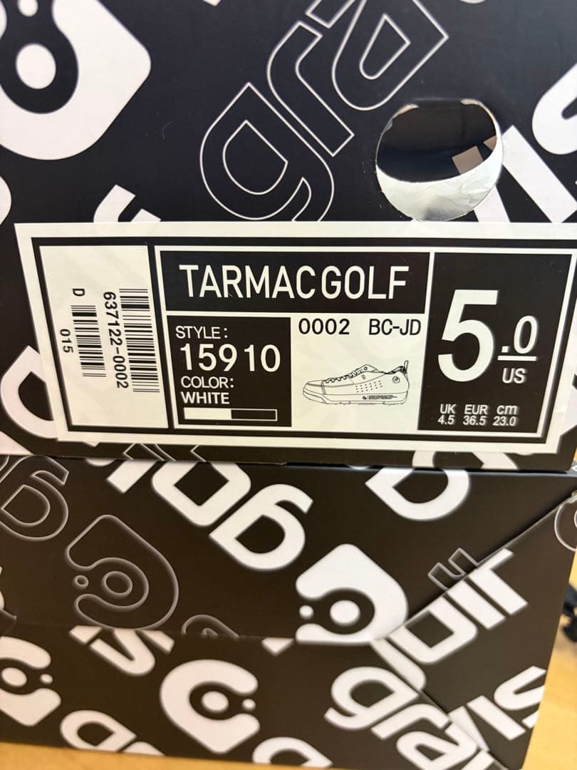 新品未使用　gravis golf スパイクレスゴルフシューズ ホワイト