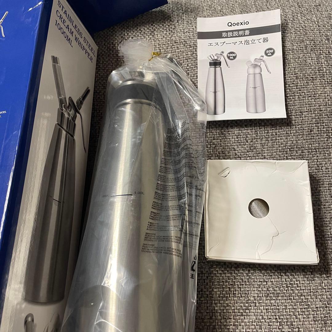 ❣️業務用 エスプーマ 泡立て器 1000ml ステンレス製 ホイップクリーム