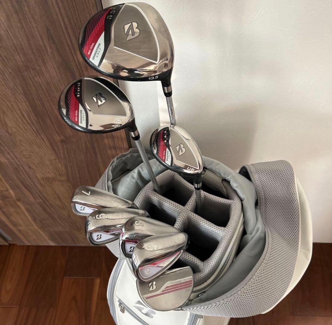 ゴルフセットBG-100L キャディバッグ付 8本セット [カラー：ピンク]