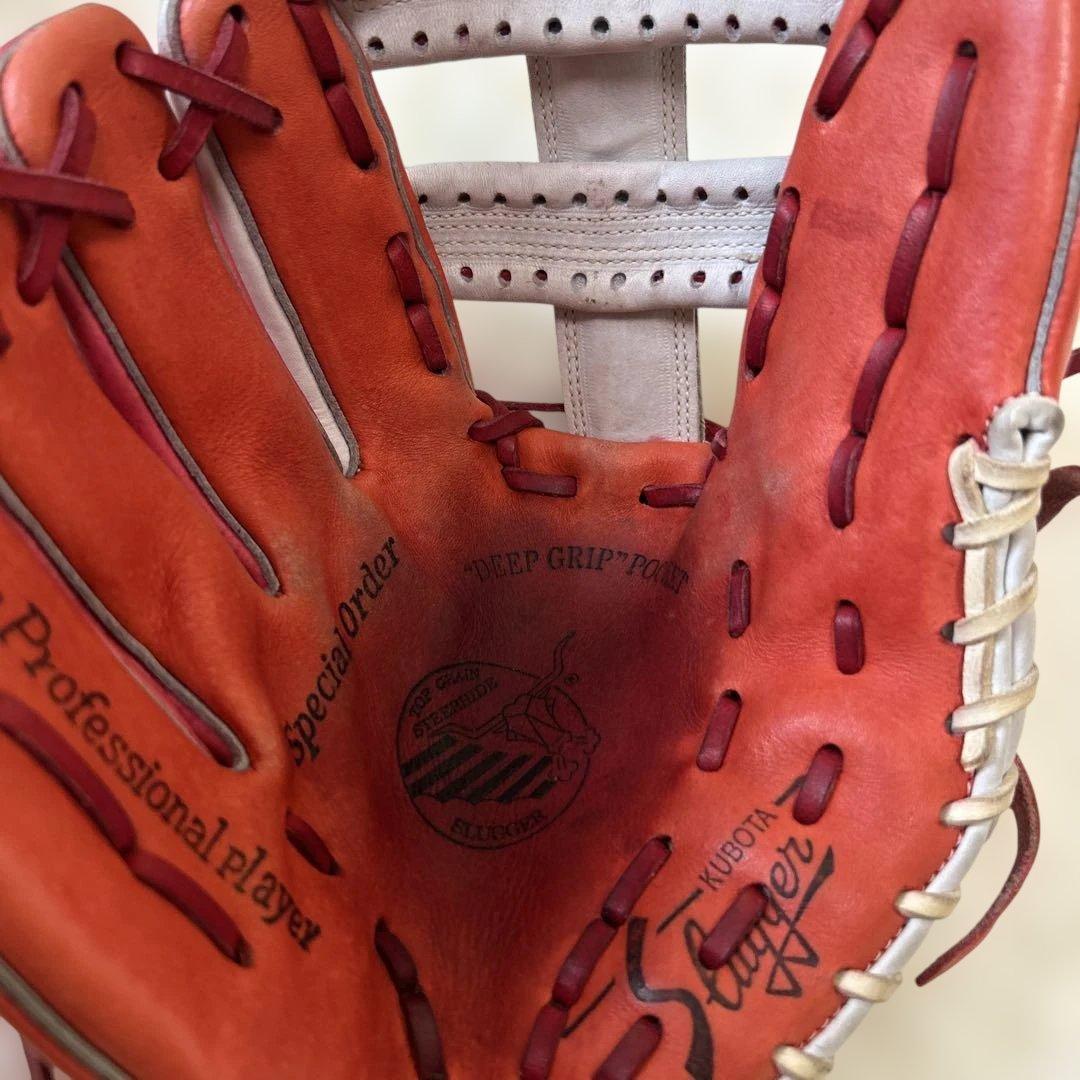 【廃盤ラベル】久保田スラッガー　スペシャルオーダーグローブ　内野手用　左投げ
