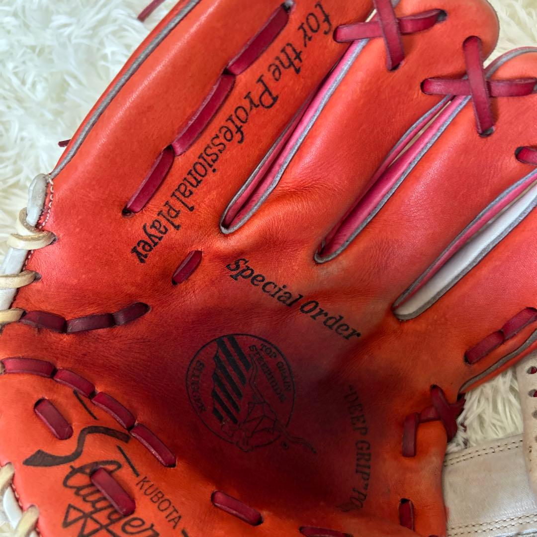 【廃盤ラベル】久保田スラッガー　スペシャルオーダーグローブ　内野手用　左投げ